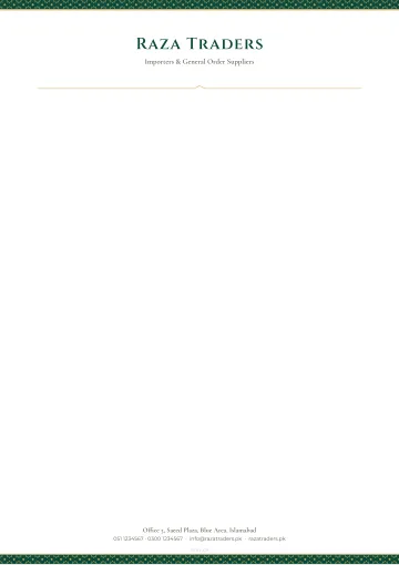 Heritage letterhead design